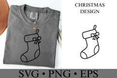 Christmas Sock Svg | Christmas svg | Shirt Svg Product Image 1