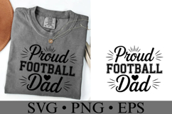 Proud Football Dad Svg | Game Day Svg | Shirt Svg Product Image 2