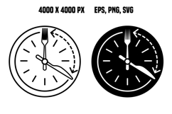 Intermittent Fasting Icons Product Image 1
