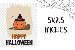 Happy Halloween Towel, Spooky Pumpkin Towel Sublimation Product Image 2