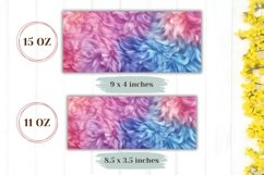 Colorful Fur Mug Design, Pink Mug Sublimation, Fur Texture Product Image 2