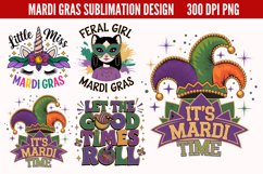 Mardi Gras Sublimation Bundle PNG Product Image 3