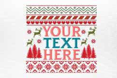 Chhristms Sweater SVG Product Image 2