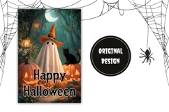 Cartoon Pumpkins Garden Flag, Halloween Welcome Flag Product Image 2