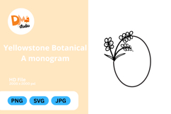 Yellowstone Botanical Frame Product Image 1