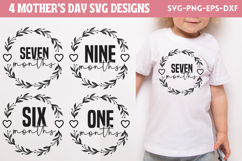 Baby Month Round SVG Product Image 1