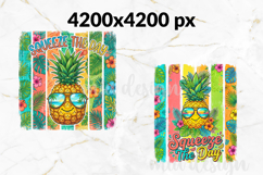 Squeeze The Day PNG Tropical Pineapple Summer Sublimation Product Image 2