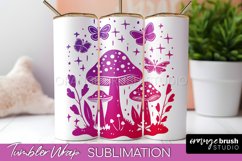 Celestial Tumbler Wrap, Boho Sublimation, Mystical Tumbler Product Image 1