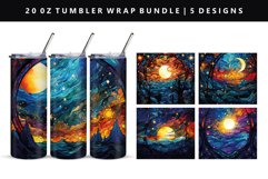 20oz Tumbler Wrap | Sublimation PNG Bundle Product Image 7