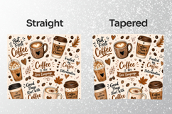 Coffee Lover Tumbler Wrap PNG Sublimation Product Image 2