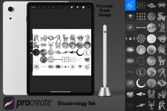 Zodiac &amp; Moons Set 1 Procreate Brush Stamps, 40 Zodiac Moons Product Image 2