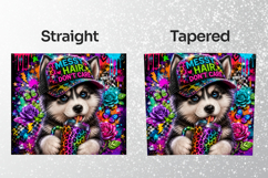 Cute Husky Puppy Tumbler Wrap PNG Product Image 2