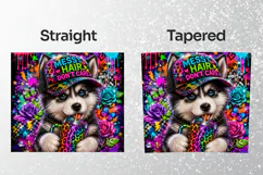 Cute Husky Puppy Tumbler Wrap PNG Product Image 2