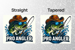 Pro Angler Fishing Tumbler Wrap PNG Product Image 2