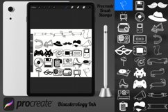 Retro Elements Set 1 Procreate Brush Stamps, 30 Retro Icons Product Image 2