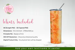 6 Tumbler Wrap PNG, 20oz Skinny Sublimation Wraps Product Image 2