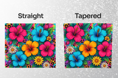 Hibiscus 20oz Tumbler Wrap Sublimation Product Image 2