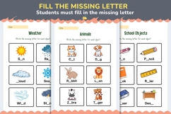 CVC Words Missing Letter Activity, Write The Missing Letters Product Image 3