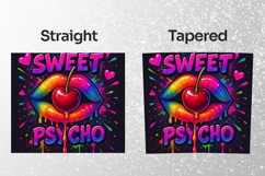 Sweet Psycho Candy Tumbler Wrap PNG Product Image 2