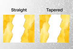 Yellow Gold Ink Tumbler Wrap PNG, Add Own Text Tumbler Product Image 2