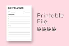 Daily Planner Printable A4, KDP interior Product Image 2