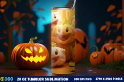 Halloween Tumbler Sublimation Wraps, Tumbler Halloween Product Image 2