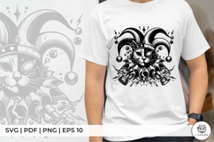 Line Art Cat Jester Chess Piece Product Image 2