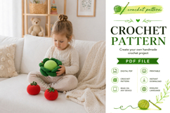 Crochet Vegetable Toys Pattern Bundle PDF Product Image 13