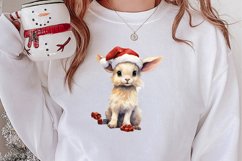 Christmas Farm Animals Clipart, Christmas PNG Product Image 2