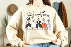 Just a Spooky Goose PNG | Funny Halloween Goose Sublimation Product Image 2