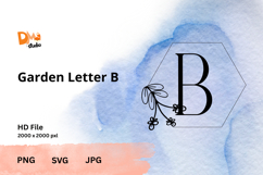 Garden Letter Monogram Product Image 1