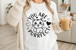 You Are Purrfect Svg, Funny Cat Pun Svg, Positive Quote Svg. Product Image 3