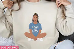 Empowering Black Girl Clipart PNG Product Image 1