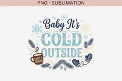 Winter phrases png design for T-shirts Product Image 2