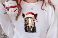 Christmas Farm Animal Peeking Clipart Sublimation Product Image 2