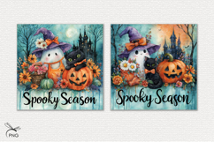 Spooky Season digital paper Product Image 2
