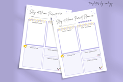 Stay-at-Home Parent Daily Planner Template Editable Canva Product Image 2