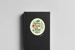 Nature Heals Soul Woodland Motivational Inspirational Quote Product Image 1