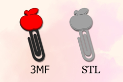 Apple, Paper Clip STL/3MF files for 3D Printing Product Image 2