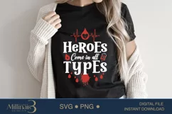 Heroes Come In All Types of Blood Donation|Blood Donation Product Image 2