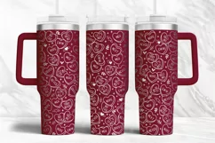 40oz Tumbler laser svg Anti Valentine's Day wrap Product Image 1