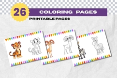 Animal Coloring Pages | Fun &amp; Educational Printable Product Image 2