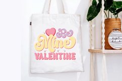 Be mine valentine Retro Valentine Day sublimation Design Product Image 2