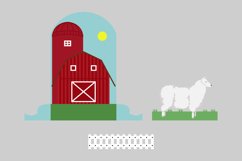 Sheep at The Farm 3D Pop Up Layered Template Product Image 2