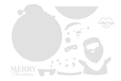 Merry Christmas | Xmas Hanger Cut File Product Image 2