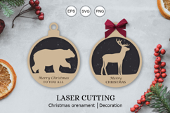 Ornaments Laser cut SVG / Christmas ornaments SVG Product Image 1