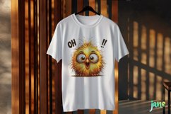Funny Chicken Clipart Sublimation Product Image 2