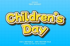 Children&#039;s Day - Editable Text Effect Product Image 3