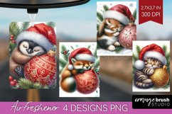 Christmas Animals Air Freshener PNG - Cute Christmas PNG Product Image 1