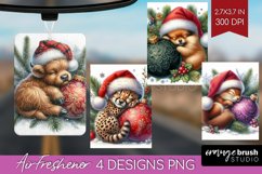 Christmas Animals Air Freshener PNG - Cute Christmas PNG Product Image 1